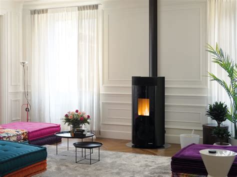 Pellet burning stove from Palazzetti 